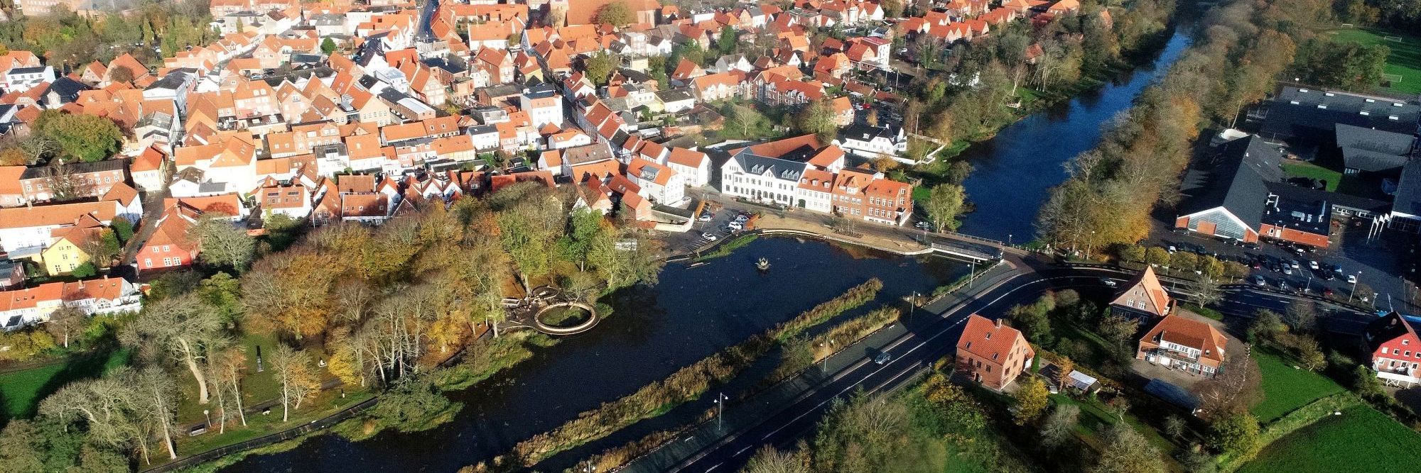 Tønder Kommune set fra oven
