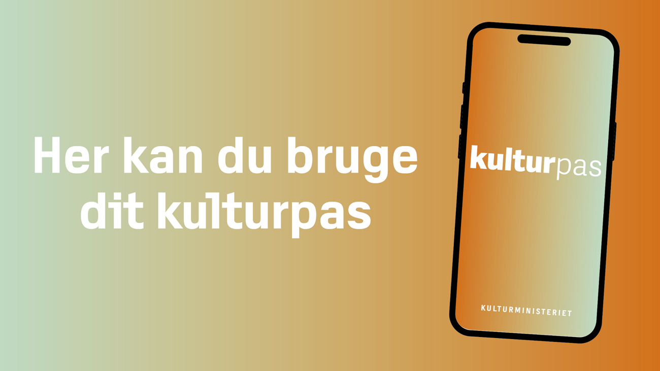 Her kan du bruge dit Kulturpas